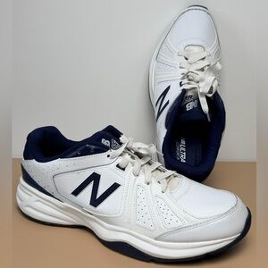 New Balance 409 White & Blue Running Shoes sneakers MX409WN3 Men Size US 13